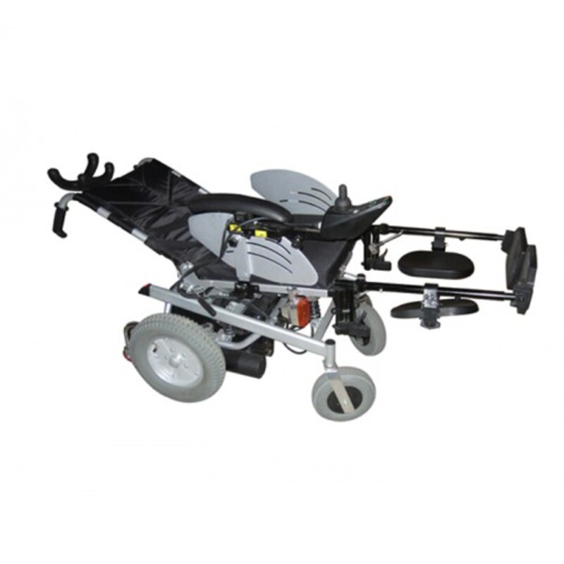 FAUTEUIL ROULANT ADULTE IMC - ROUGE A SOULEVE JAMBES 46CM – Image 2