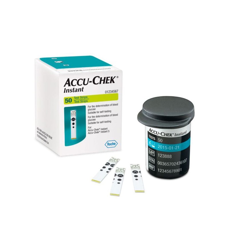 ACCU CHEK INSTANT BANDELETTE 50