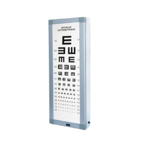 ÉCHELLE D’ACUITÉ VISUELLE LUMINEUSE 2.5M