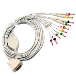 CÂBLE ECG 10 MEMBRANES – CONNECTIVITÉ FIABLE POUR UNE MESURE PRÉCISE