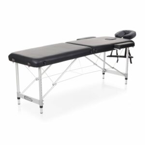 TABLE DE MASSAGE PLIANTE ALU 2 PLANS